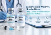 Bacteriostatic Water vs. Sterile Water: Why Labels and Professional Guidance Matter Bacteriostatic Water vs. Sterile Water: Why Labels and Professional Guidance Matter